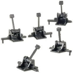 Caboose Industries Operating Ground Throw -- Sprung .190" Travel (Set Of 5 #202 Units) - HO