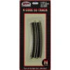 Atlas Code 55 Track W/Nickel-Silver Rail & Brown Ties -- 11-1/4" Radius Full Curve Pkg(6) - N -Model Train Toy Store lg150 2012