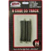 Atlas Code 55 Track W/Nickel-Silver Rail & Brown Ties -- 12-1/2" Radius Half Curve Pkg(6) - N -Model Train Toy Store lg150 2015