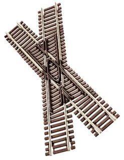 Atlas Code 55 Track W/Nickel-Silver Rail & Brown Ties -- 30 Degree Crossing - N