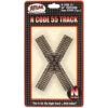 Atlas Code 55 Track W/Nickel-Silver Rail & Brown Ties -- 60 Degree Crossing - N -Model Train Toy Store lg150 2044