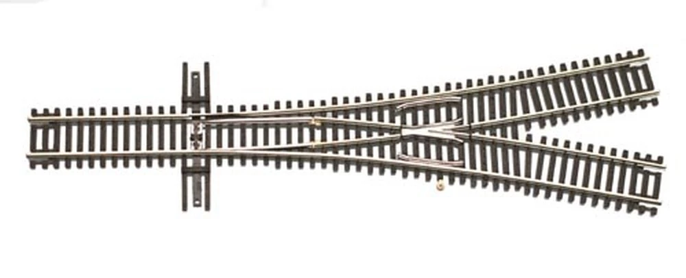 Atlas Code 55 Track W/Nickel-Silver Rail & Brown Ties -- #2-1/2 Wye Turnout - N 3 Atlas Code 55 Track W/Nickel-Silver Rail & Brown Ties -- #2-1/2 Wye Turnout - N