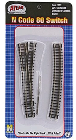 Atlas Code 80 Custom Line Standard Switch Righthand N