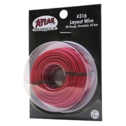 Atlas Layout Wire - Red 50 Feet - 0316