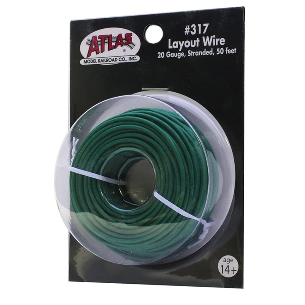 Atlas Layout Wire - Green 50 Feet - 0317 3 Atlas Layout Wire - Green 50 Feet - 0317