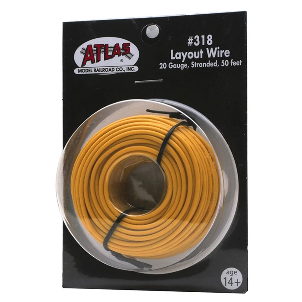 Atlas Layout Wire - Yellow 50 Feet - 0318 3 Atlas Layout Wire - Yellow 50 Feet - 0318