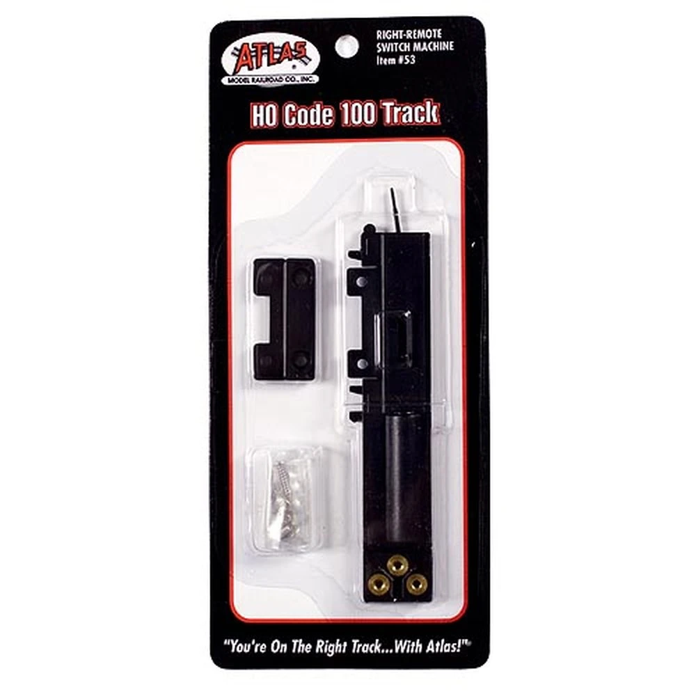 Atlas Code 100 Righthand Remote Switch Machine - HO 3 Atlas Code 100 Righthand Remote Switch Machine - HO