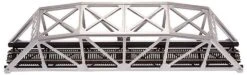 Atlas Code 83 18" Through Truss Bridge Silver HO