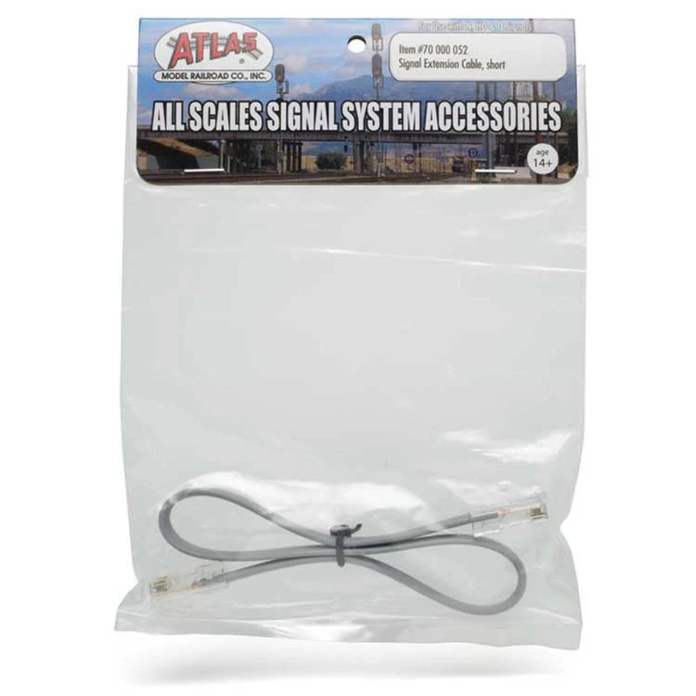 Atlas Signal Extension Cable - All Scales Signal System -- Short - 12" 30.5cm 3 Atlas Signal Extension Cable - All Scales Signal System -- Short - 12" 30.5cm