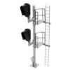 Atlas Double-Head Modern Hooded Signal - All Scales Signal System -- Right Hand - HO -Model Train Toy Store lg150 70000097