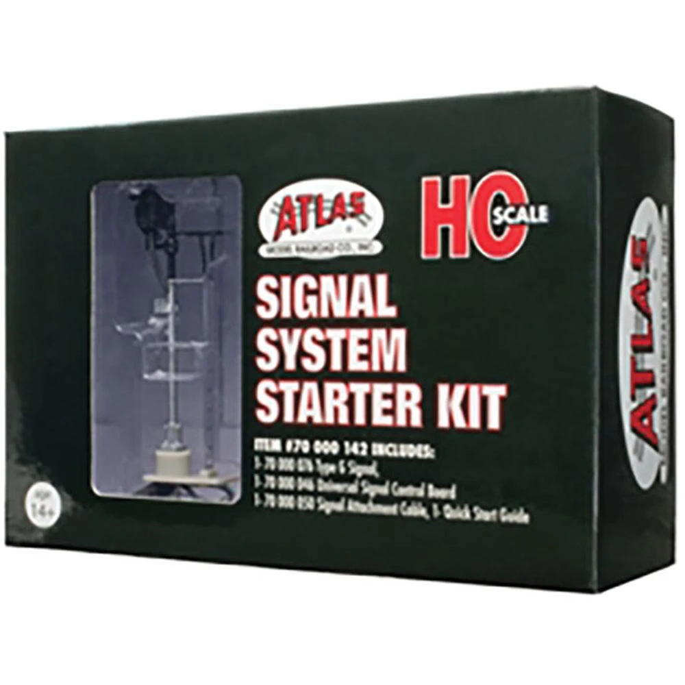 Atlas Signal Starter Set - All Scales Signal System -- 1 Each: Single-Head Type G Signal, Control 3 Atlas Signal Starter Set - All Scales Signal System -- 1 Each: Single-Head Type G Signal, Control
