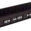 Atlas Code 100 Plate Girder Bridge -- New Haven (black, White) - HO -Model Train Toy Store lg150 896