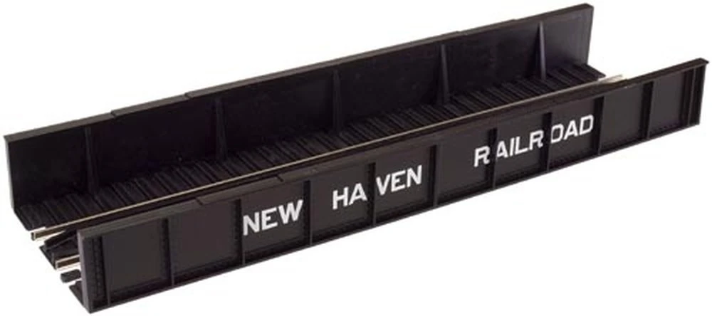 Atlas Code 100 Plate Girder Bridge -- New Haven (black, White) - HO 3 Atlas Code 100 Plate Girder Bridge -- New Haven (black, White) - HO