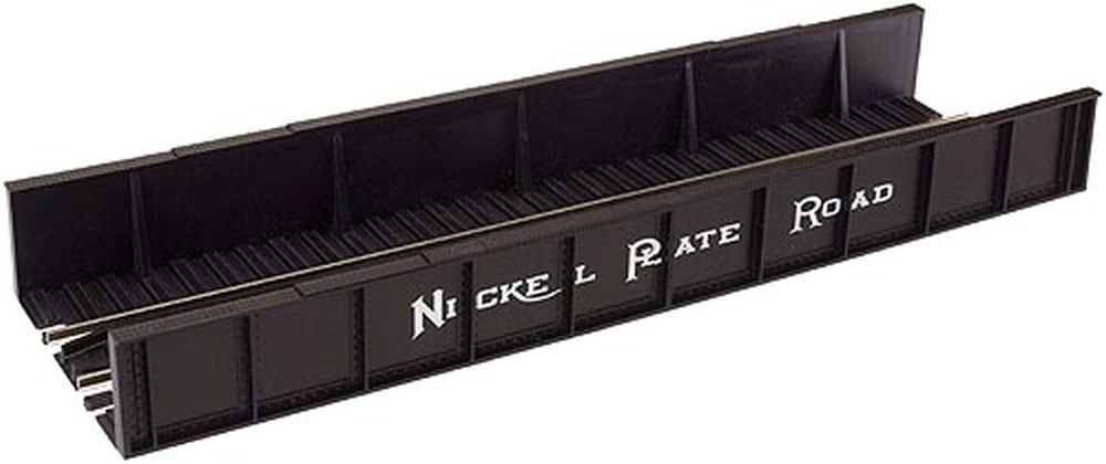 Atlas Code 100 Plate Girder Bridge -- Nickel Plate Road (black, White) - HO 3 Atlas Code 100 Plate Girder Bridge -- Nickel Plate Road (black, White) - HO