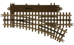 Atlas O 21st Century Track System? Nickel Silver Rail W/Brown Ties - 3-Rail -- O36 Right Hand Remo