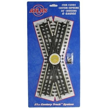 Atlas O 30 Degree Crossing - 3 Rail (1 Pc) - O