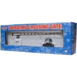 Atlas O Operating Crossing Gate With LED Light -- 8-1/2 X 3/8" (red, White) - O