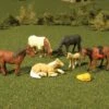Bachmann Horses -- Pkg(6) - HO -Model Train Toy Store lg160 33119