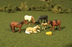 Bachmann Horses -- Pkg(6) - HO