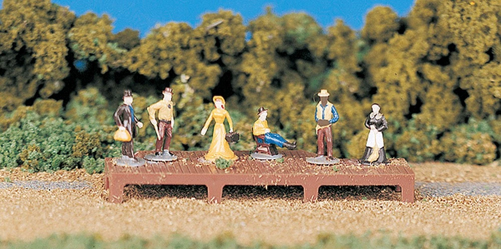 Bachmann Old West Figures (6) HO 3 Bachmann Old West Figures (6) HO