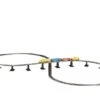 Bachmann Over & Under Figure 8 Track Pack W/Pier Set - Steel Alloy E-Z Track? -- 78 X 36" 198.1 X -Model Train Toy Store lg160 44475
