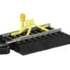Bachmann Track Bumper With Flashing LED - Steel Alloy Rail, Black Roadbed E-Z Track(R - HO -Model Train Toy Store lg160 44476