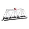 Bachmann Truss Bridge With Blinking Light - E-Z Track? -- Assembled - 10-1/2 X 2-3/8 X 4" (silver) -Model Train Toy Store lg160 44478