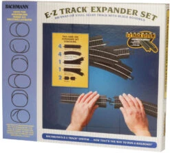 Bachmann E-Z Track? W/Steel Rail & Black Roadbed -- Expander Set - HO