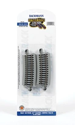 Bachmann 1/2 22" Radius Curve NS (4) HO