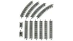 Bachmann E-Z Track? Reversing System - Nickel Silver W/Gray Roadbed -- Power Pack, Auto-Reversing