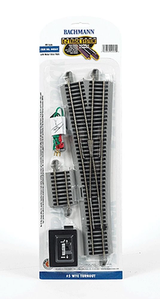 Bachmann #5 Wye Switch N/S E-Z Track HO 3 Bachmann #5 Wye Switch N/S E-Z Track HO