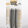 Bachmann E-Z Track? W/Nickel Silver Rail & Gray Roadbed -- 19" Radius Curve Pkg(6) - N 2 Bachmann E-Z Track? W/Nickel Silver Rail & Gray Roadbed -- 19" Radius Curve Pkg(6) - N -Model Train Toy Store lg160 44804