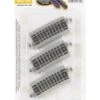 Bachmann E-Z Track? W/Nickel Silver Rail & Gray Roadbed -- 1/2 Section 17-1/2" Radius Curve Pkg(6) -Model Train Toy Store lg160 44825
