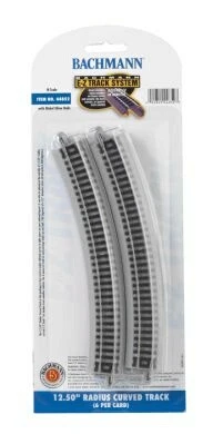 Bachmann E-Z Track? W/Nickel Silver Rail & Gray Roadbed -- 12.5" Radius Curve - N