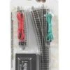 Bachmann E-Z Track? W/Nickel Silver Rail & Gray Roadbed -- #4 Turnout Left Hand - N -Model Train Toy Store lg160 44863
