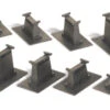 Bachmann E-Z Track Accessories -- 16-Piece Graduated Pier Set - N -Model Train Toy Store lg160 44871
