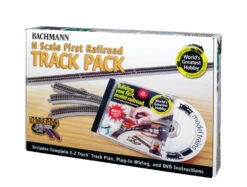 Bachmann E-Z Track? W/Nickel Silver Rail & Gray Roadbed -- World Greatest Hobby Track Pack - N