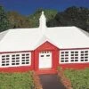 Bachmann Plasticville Classic Kit - School House -- 6 X 7-1/8" 15.3 X 18.1cm - HO - 45133
