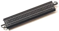 Bachmann E-Z Track? W/Steel Rail & Black Roadbed -- 9" Straight Pkg(4) - HO - 44411