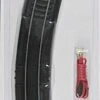 Bachmann E-Z Track? W/Steel Rail & Black Roadbed -- 18" Radius Curve W/Rerailer & Terminals - HO -Model Train Toy Store lg160 6655