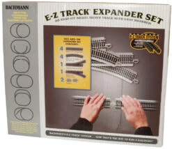 Bachmann Expander Set - E-Z Track? -- Nickel-Silver Rail & Gray Roadbed - HO - 44594