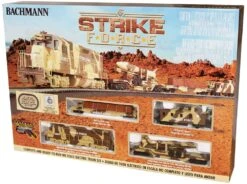 Bachmann Strike Force - Standard DC -- EMD GP40, 3 Cars, Track Oval, Power Pack - HO - 00752 5 Bachmann Strike Force - Standard DC -- EMD GP40, 3 Cars, Track Oval, Power Pack - HO - 00752 -Model Train Toy Store lg160 752 1