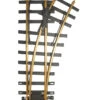 Bachmann Code 332 Brass #1100 Manual Turnout -- Right Hand, 4' Diam, 30 Degree Diverging Route - G