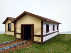 Branchline Trains Pennsylvania Railroad Tool House/Baggage Building #2 Set -- 2-Building Set - Kit