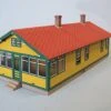 Blair Line Laser-Cut Structure Kits -- Santa Fe 6-Room Section House 6-3/4 X 3-27/64" - HO -Model Train Toy Store lg184 194