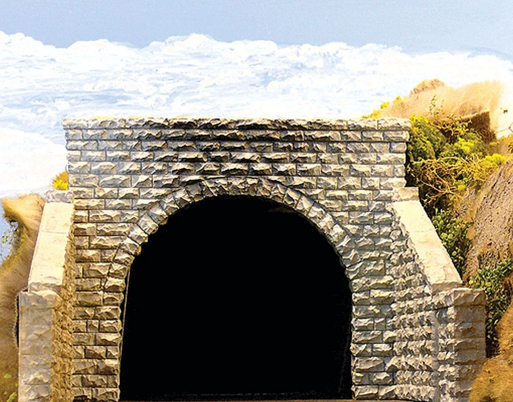 Chooch Enterprises Double Cut Stone Tunnel Portal HO 3 Chooch Enterprises Double Cut Stone Tunnel Portal HO