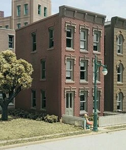 Design Preservation Models Townhouse #1 - Woodland Scenics DPM Landmark Structures? -- Kit - 2-1/2