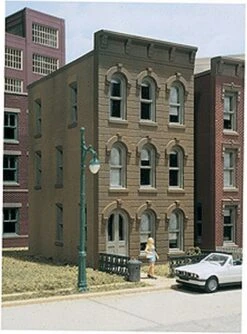 Design Preservation Models Townhouse #2 - Woodland Scenics DPM Landmark Structures? -- Kit - 2-1/2