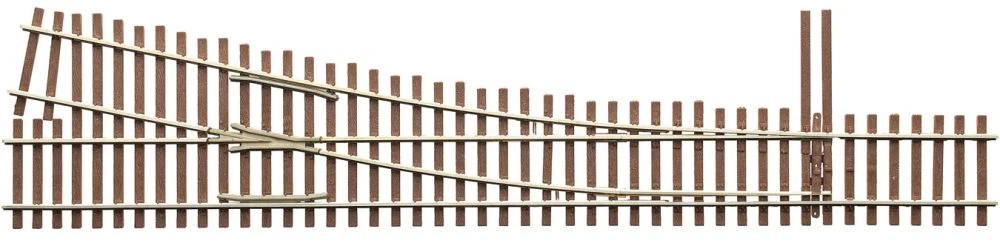 Micro Engineering Code 83 Ladder Track System Turnout -- #5a Right Hand Standard - HO 3 Micro Engineering Code 83 Ladder Track System Turnout -- #5a Right Hand Standard - HO