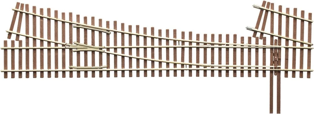 Micro Engineering Code 83 Ladder Track System Turnout -- #5e Right-Hand Last Ladder - HO 3 Micro Engineering Code 83 Ladder Track System Turnout -- #5e Right-Hand Last Ladder - HO